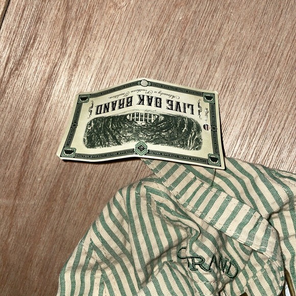 Live Oak Brand Green Pinstripe Strap Back Adult Cap‎ Hat - Picture 5 of 5